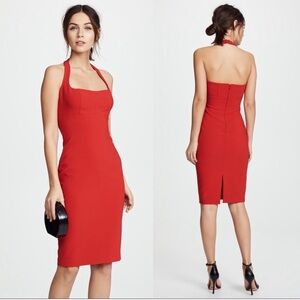 Likely Red Halter Dress Size 6 Worn Once